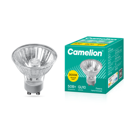Лампа галогенная JCDRC 50Вт GU10 230В Camelion 5560