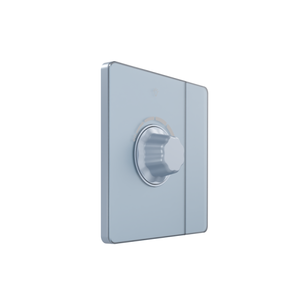 Светорегулятор 1-кл. СП TRIAC Systeme Infinity 10А 300Вт 250В с выключателем стальное небо SE FSE001121