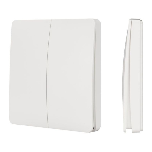 Панель кнопочная KINETIC-801-22-2G-WP-SUF White No battery 433Mhz IP67 пластик INTELLIGENT ARLIGHT 043317