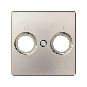 Накладка розетки R-TV Simon82 матов. шампань Simon 82053-34