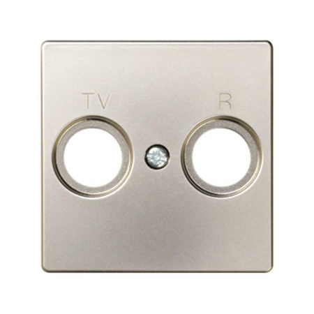 Накладка розетки R-TV Simon82 матов. шампань Simon 82053-34