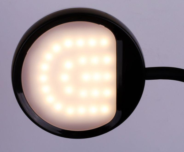 Светильник настольный KD-828 C02 LED 6.5Вт 230В 360лм сенс.рег.ярк. CCT RGB-ночник "Звездн. небо" черн. Camelion 13007