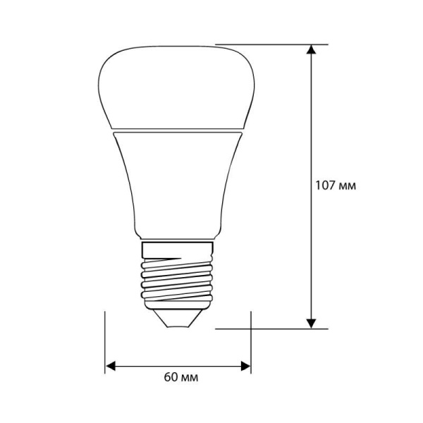Лампа светодиодная LED10-PL/BIO/E27 10Вт рефлектор прозрачная E27 220В для растений Camelion 13241