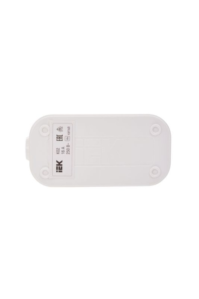 Колодка удлинителя 2-м 16А Classic К02 2P+PE 250В IEK KYP11-16-02-00-Z