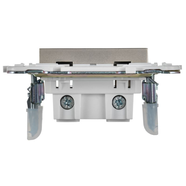 Розетка SKANDY 10А без заземл. без защ. шторок SK-R02Sh шампань IEK SK-R10-10-K37