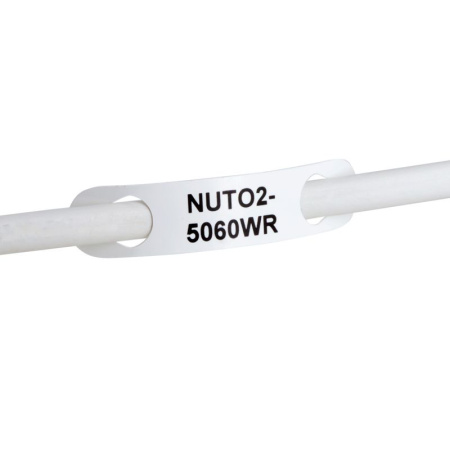 Ярлык продевной для провода d5-6мм бел. (рул.) DKC NUTO2-5060WR