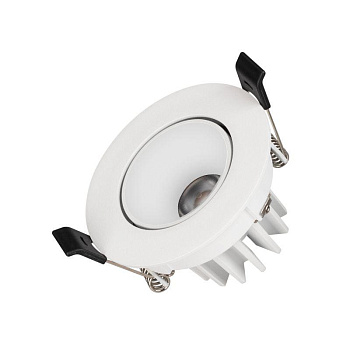 Светильник светодиодный MS-FORECAST-BUILT-TURN-R82-8W Warm3000 (WH-WH 32 deg 230В) IP20 металл Arlight 037187(1)