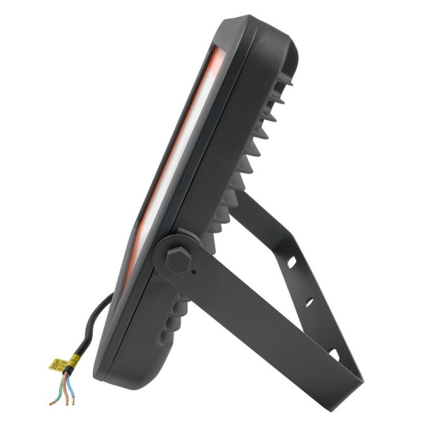 Прожектор светодиодный PFL-S2 200Вт 6500К IP65 220–240В ДО с клапаном закален. матов. стекло сер. JazzWay 5002173D