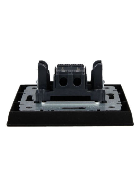 Выключатель 1-кл. СП BRITE ВСР10-1-0-БрЧ 10А в сборе черн. IEK BR-V10-0-10-K02-F