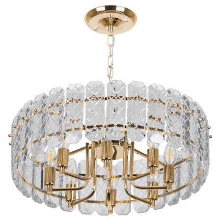 Люстра Sylvia 1049-308 8хЕ14 40Вт хрусталь Rivoli Б0061220