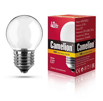 Лампа накаливания MIC D FR 40Вт E27 Camelion 9869