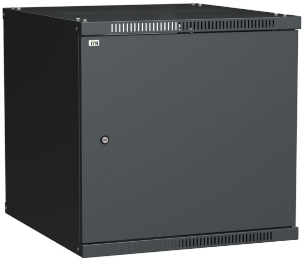 Шкаф LINEA WE 12U 600х650мм дверь металл черн. ITK LWE5-12U67-MF