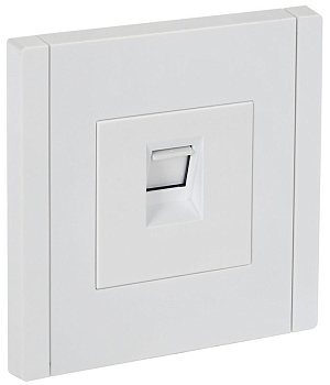 Розетка компьютерная RJ45 кат.6 FORTE&PIANO FP231 бел. IEK FP-K10-2-K01
