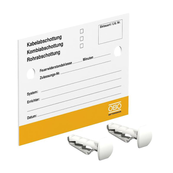 Табличка маркировочная 100х70 (немецкий язык) OBO 7205425_V1