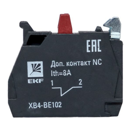 Контакт дополнительный NC красн. PROxima EKF XB4-BE102