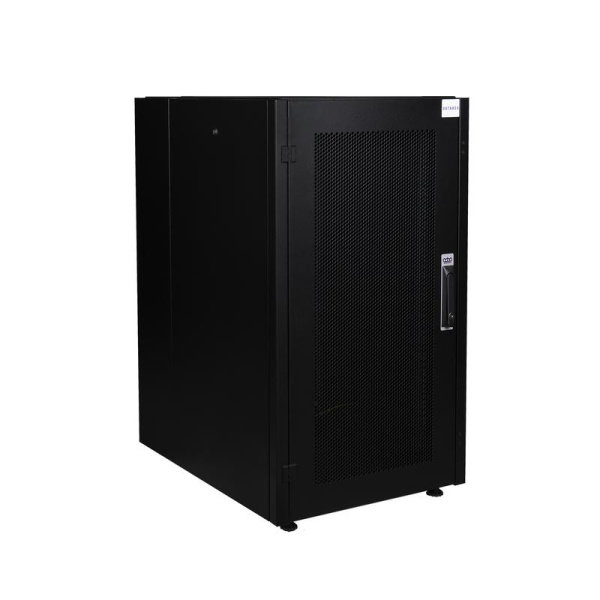 Шкаф напольный 19дюйм 22U 600х800 передн. дверь перфорир.; задн. стенка перфорир. черн. Datarex DR-721111