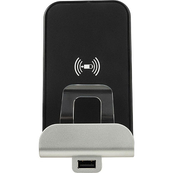 Устройство зарядное беспроводное Valena Allure Qi 1А с дополнит. разъемом USB A 5В 2.4А Leg 755114