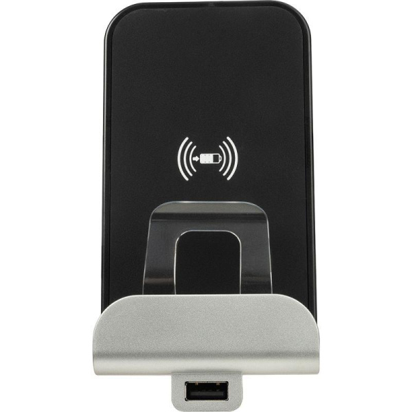 Устройство зарядное беспроводное Valena Allure Qi 1А с дополнит. разъемом USB A 5В 2.4А Leg 755114