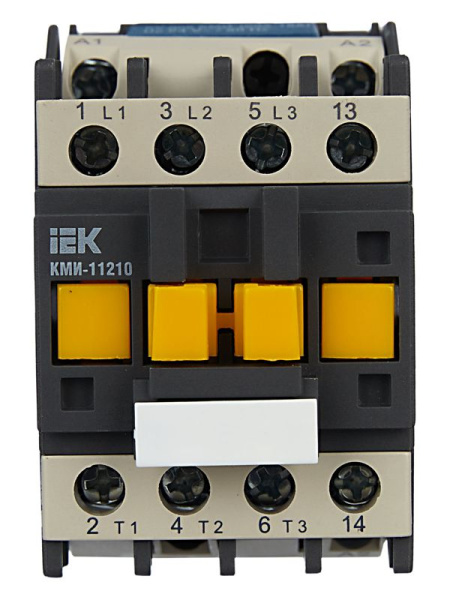 Контактор КМИ-11210 12А 24В/АС3 1НО KARAT IEK KKM11-012-024-10
