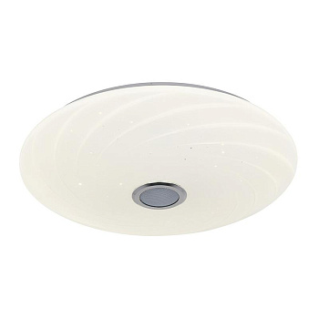 Светильник ULI-D291 72W/SW+RGB/50 MERCURY накладной диммир. пульт ДУ (в/к) Bluetooth колонка 3000К/4000К/6500К/RGB 5700лм Uniel UL-00007840