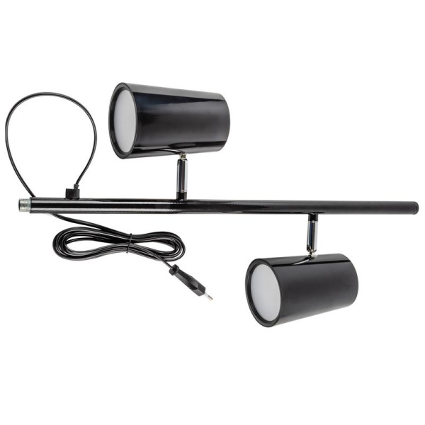 Торшер напольный ULM-T600 2х6W/4500K/DIM BLACK светодиодный 2х6Вт сенсорный выкл. диммер черн. ТМ Uniel UL-00010174