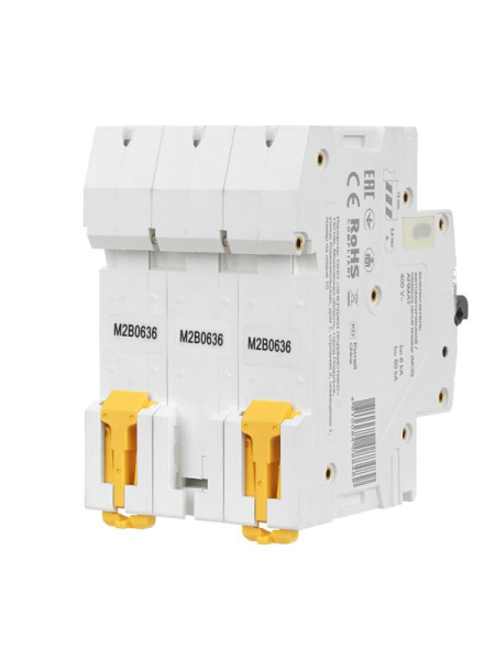 Выключатель автоматический модульный 3п B 6А M06N ARMAT IEK AR-M06N-3-B006