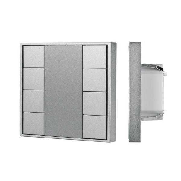 Панель кнопочная DALI-201-23-8K-D2-IN Silver BUS Frame IP20 метал. INTELLIGENT ARLIGHT 048224