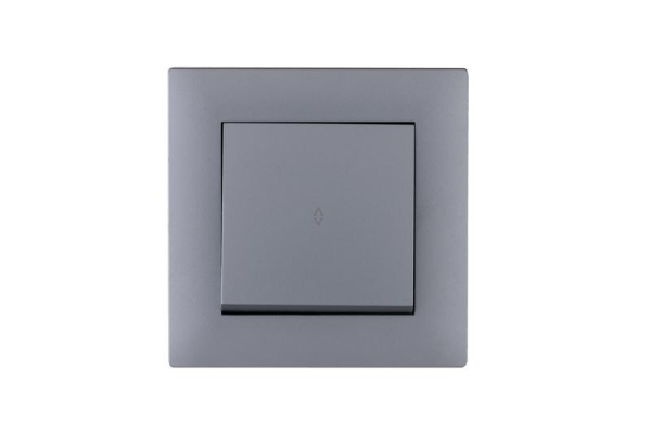 Выключатель проходной 1-клав. Karea RIZZ STAR сер. Makel 88065005