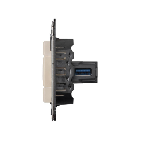 Розетка USB 3.0 1-м СП Avanti "Ванильная дымка" тип А-А DKC 4405303