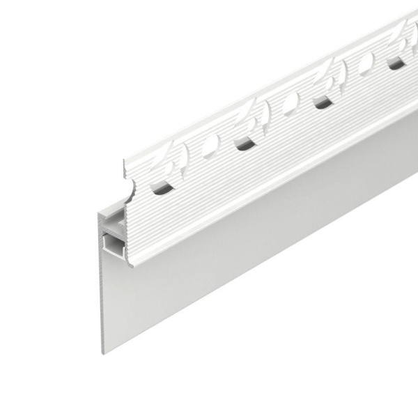 Профиль PLINTUS-FANTOM-H35-2000 WHITE L2000 алюм. Arlight 043666