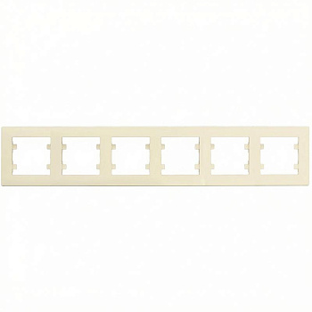 Рамка 6-м Karea RIZZ крем. Makel 88010706