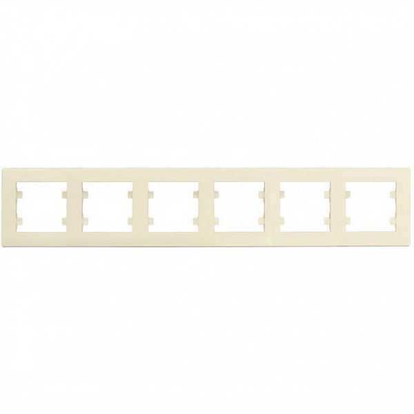 Рамка 6-м Karea RIZZ крем. Makel 88010706