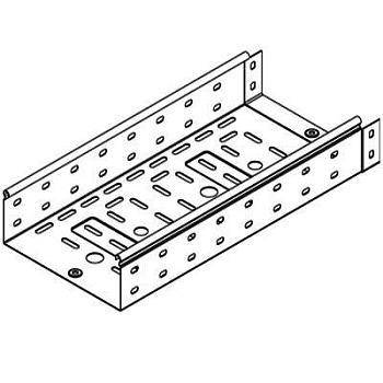 Лоток листовой перфорированный 300х50 L3000 нерж. сталь 0.8мм DKC 35265INOX