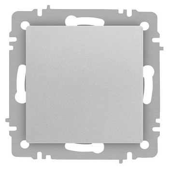 Выключатель 1-кл. СП Accent 6-101-03 10А IP20 250В AL/CU алюм. Intro Б0063437