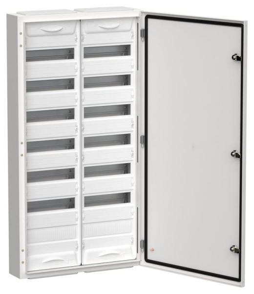 Корпус ЩРн-168 (2х84) TITAN 5 1085х570х140 IP54 одна дверь метал. бел. IEK TI5-50-N-2X084-54