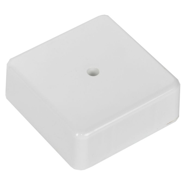 Коробка распаячная ОП КМ 75х75х28 бел. IEK UKO10-075-075-028-K01-E