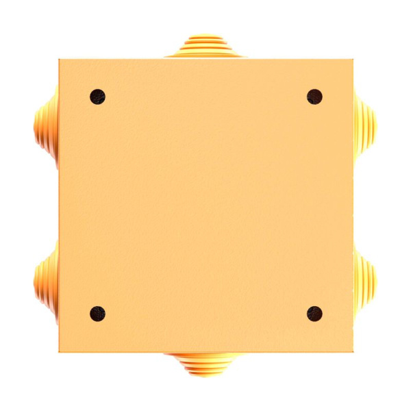 Коробка ответвительная FS 150х150х80мм 4р 450В 32А 10кв.мм нерж. контакт с каб. вводами и клеммн. IP66 сталь. DKC FSK31410