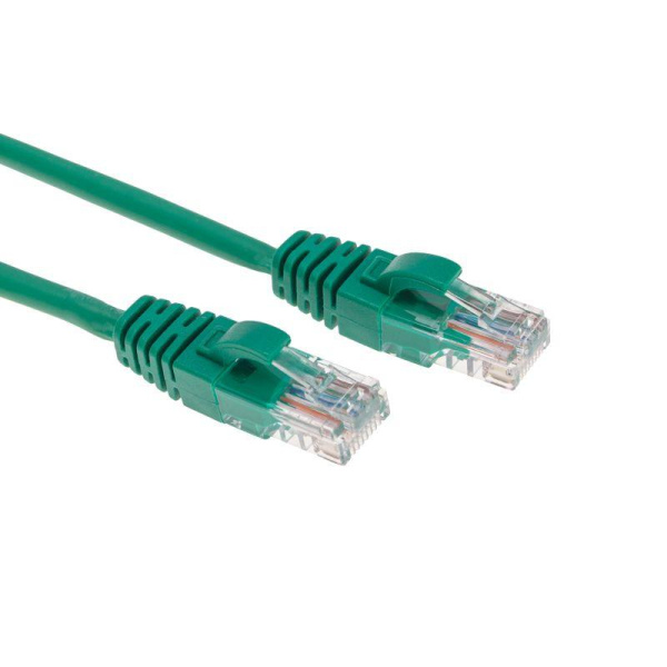 Патч-корд U/UTP CAT 6 RJ45-RJ45 26AWG LSZH зел. 5м Rexant 02-0296-5