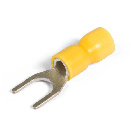 Наконечник кабельный вилочный изолированный НВИ 6.0-4 EasyFix КВТ 90904