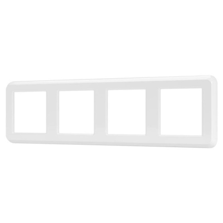 Рамка пластиковая FRM-VERSA-PL-4-WH Arlight 045187