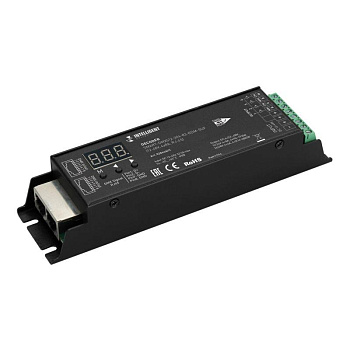 Декодер SMART-DMX512-304-83-RDM-SUF 12-48В 4х8А RJ45 IP20 черн. INTELLIGENT Arlight 028444(1)