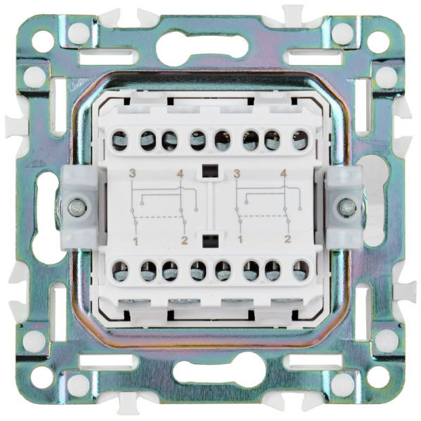 Выключатель перекрестный 2-кл. SKANDY 10А SK-V06G графит IEK SK-V23-0-10-K53
