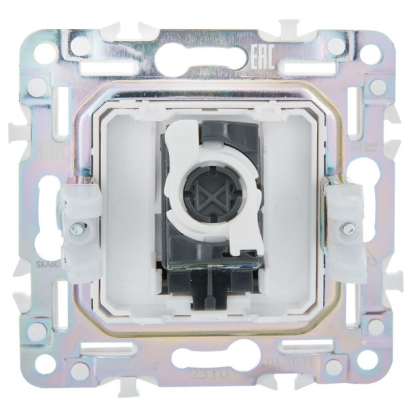 Розетка компьютерная RJ45 кат.5E SKANDY SK-K01Gr сер. IEK SK-K10-1-K03