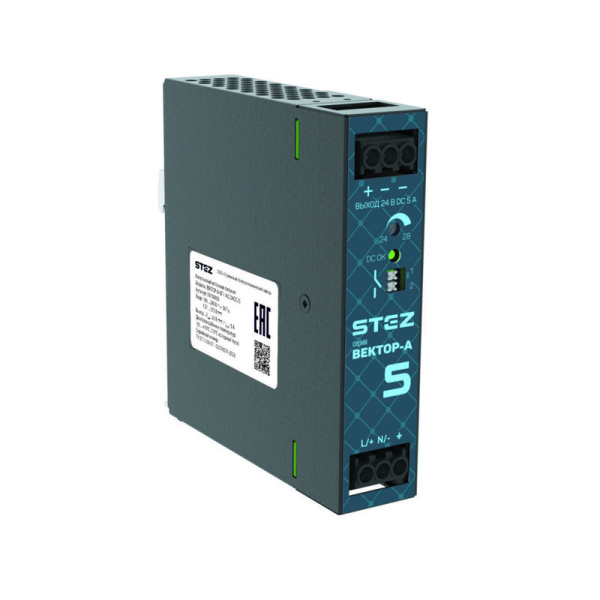 Источник питания ВЕКТОР-А-БП-1AC/24DC/5 СТЭЗ 50100002