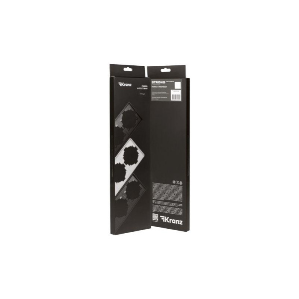 Рамка 4-м STRONG MIELE антрацит Kranz KR-78-0754-5