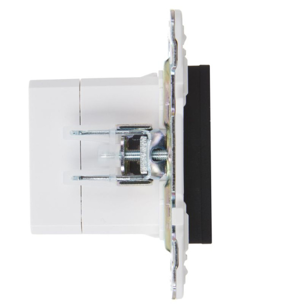 Розетка USB A+C 3.1А SKANDY SK-R14Bl черн. IEK SK-U22-D31-K02