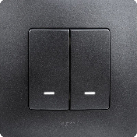 Рамка 1-м СП Etika IP20 антрацит IEK 672581