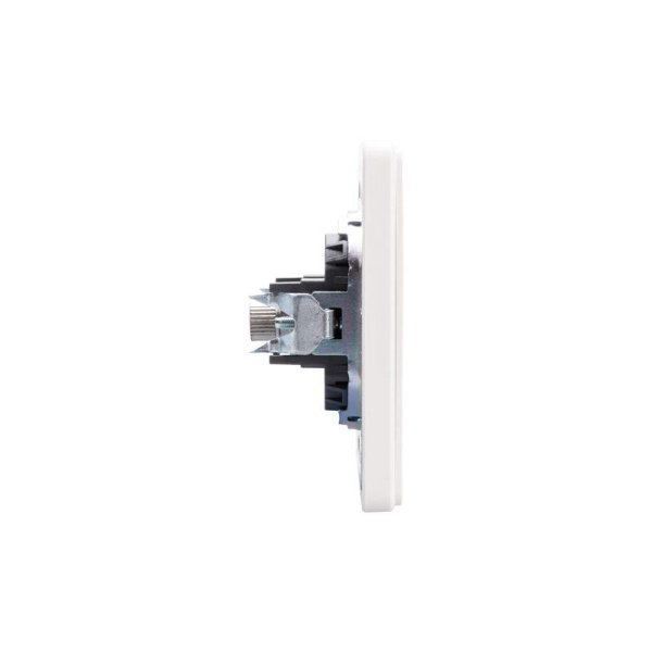 Розетка телевизионная TV СП ROUND MIELE перламутр Kranz KR-78-0723-1