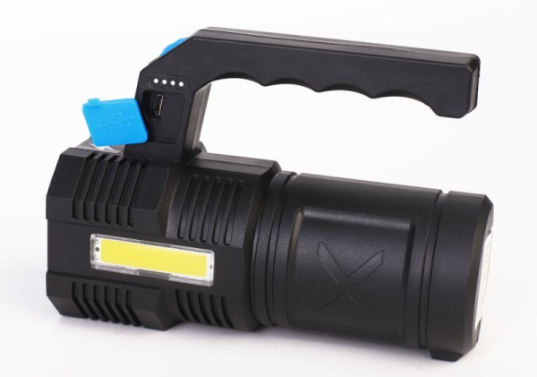 Фонарь аккумуляторный LED53766 4В 4LED+COB 3Вт 4 режима USB бокс черн. Ultraflash 15017