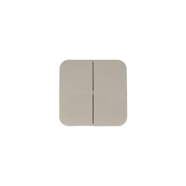 Выключатель 2-кл. ОП Blanca 10А IP20 (сх. 5) 250В с изолир. пластиной беж. SE BLNVA105017